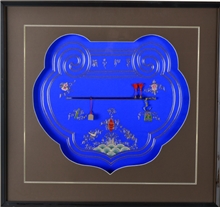 非物质文化遗产纯手工龙秤精品  中华秤画（金玉良缘）